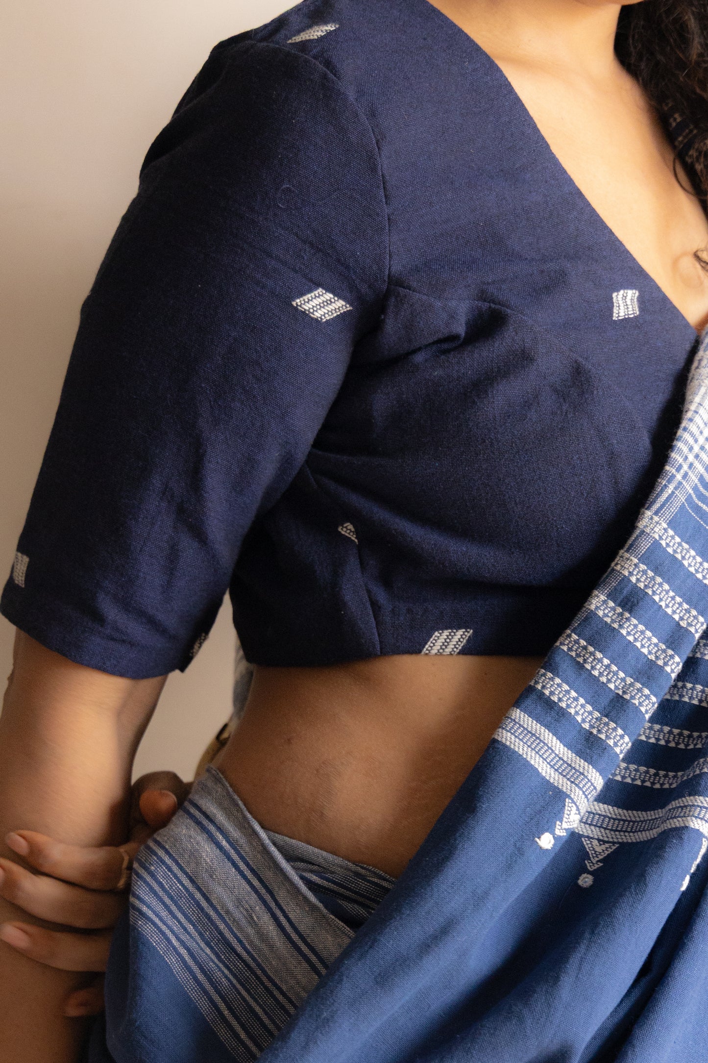 Organic Kala Cotton Saree & Blouse