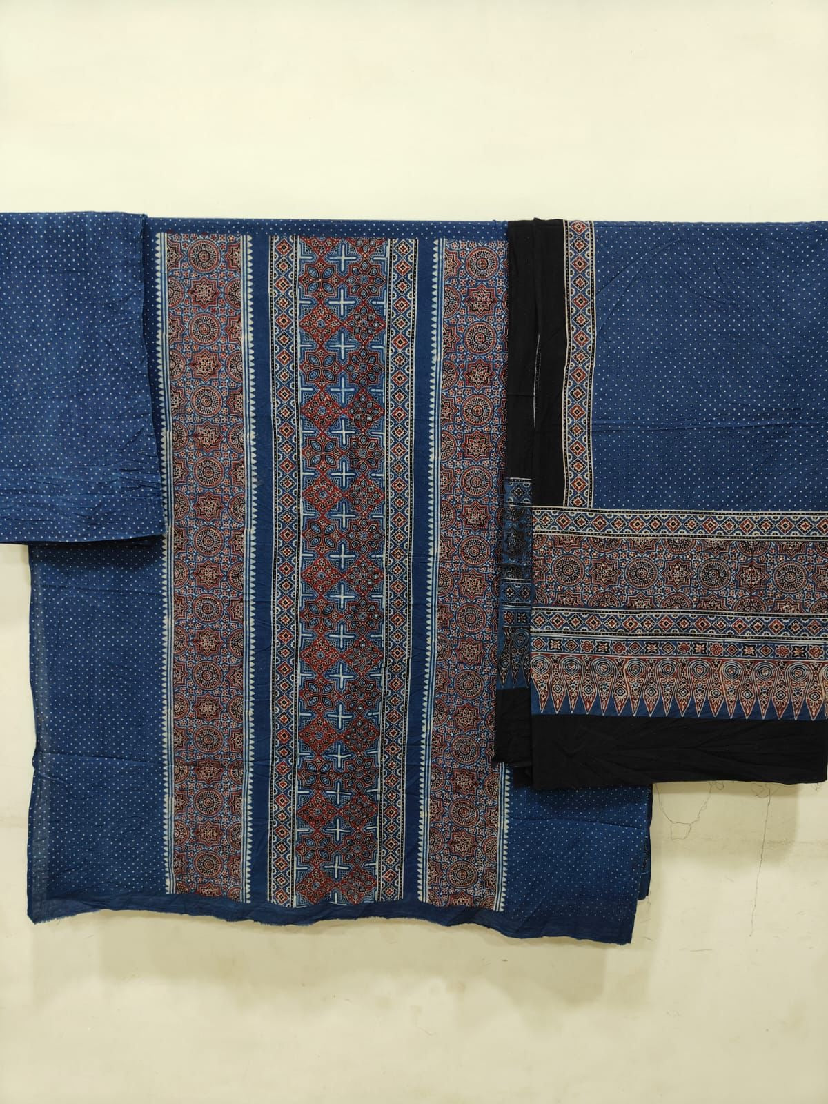 AJRAKH COTTON HANDBLOCK SUIT SET (3Piece)