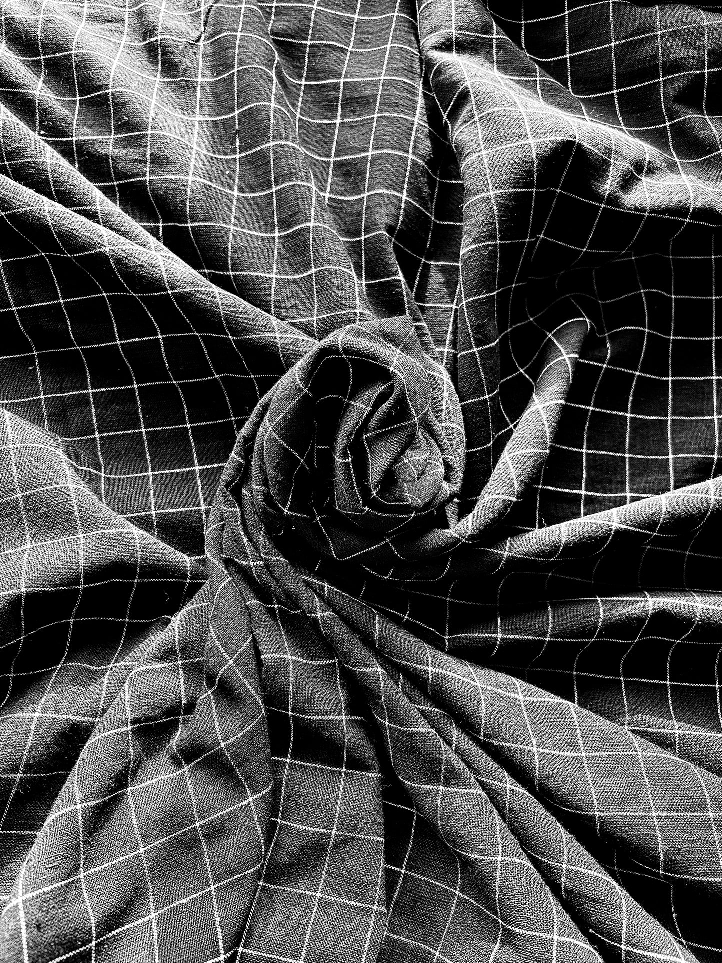 BHUJODI KALA COTTON ORGANIC FABRIC (CORD-SET)-Black