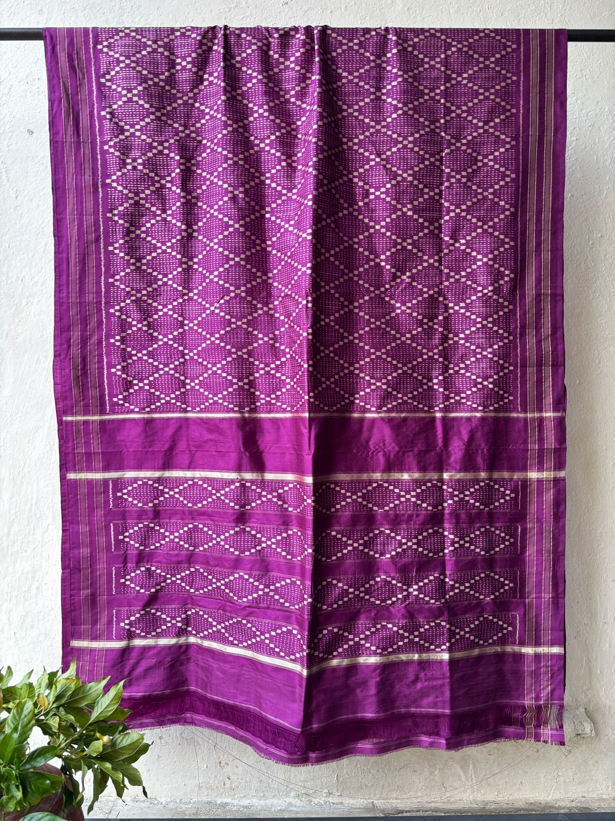 Mulberry Silk Ikkat Saree