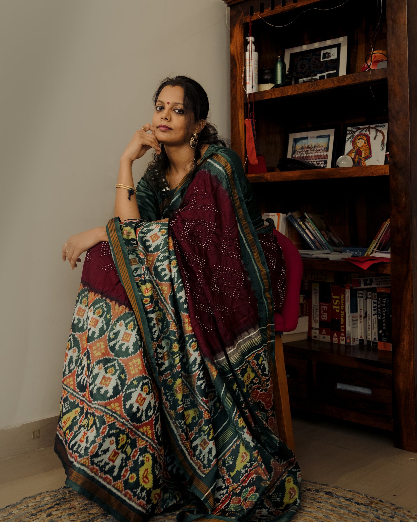 Patola Bandhini SIlk Saree