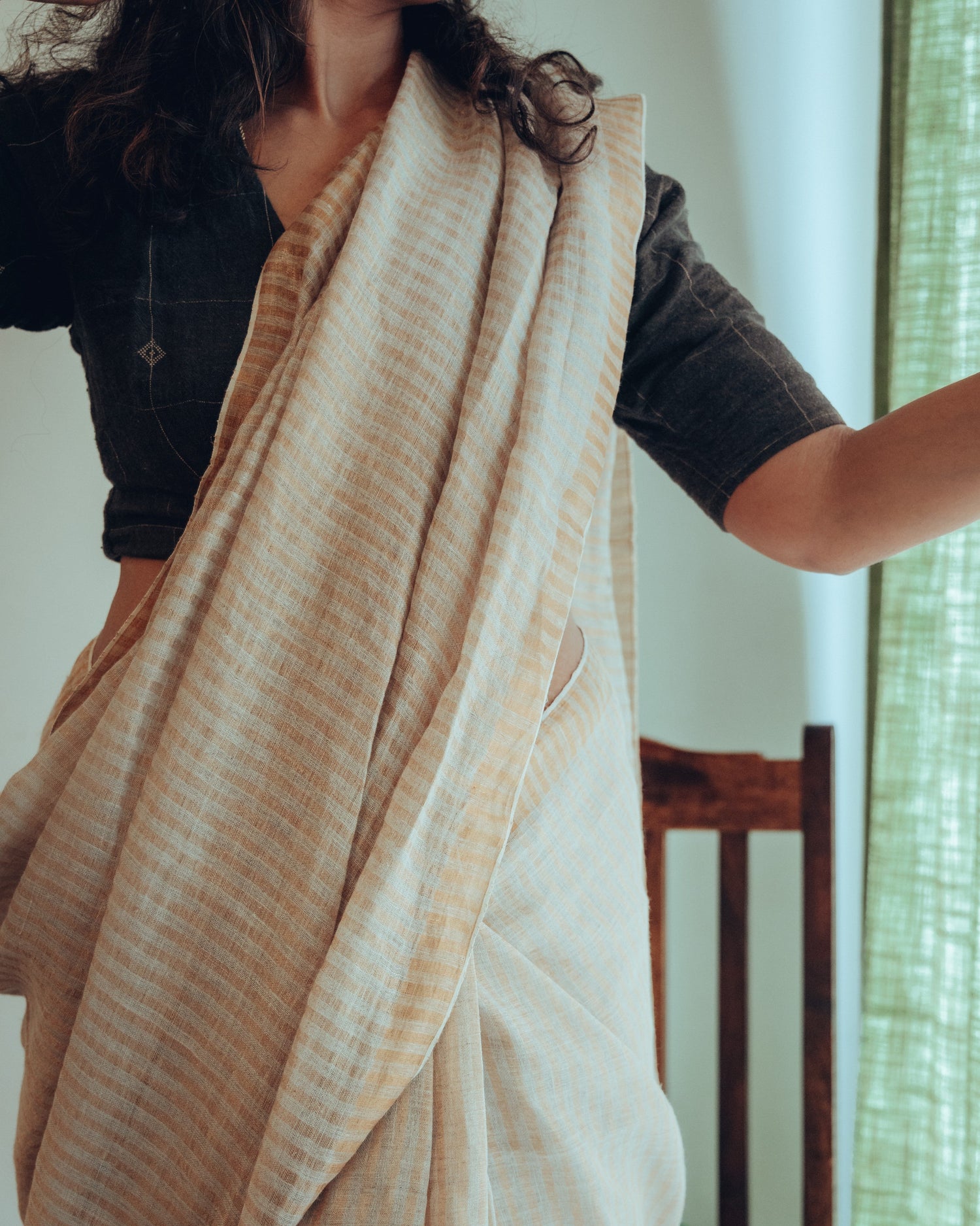 LINEN SAREE