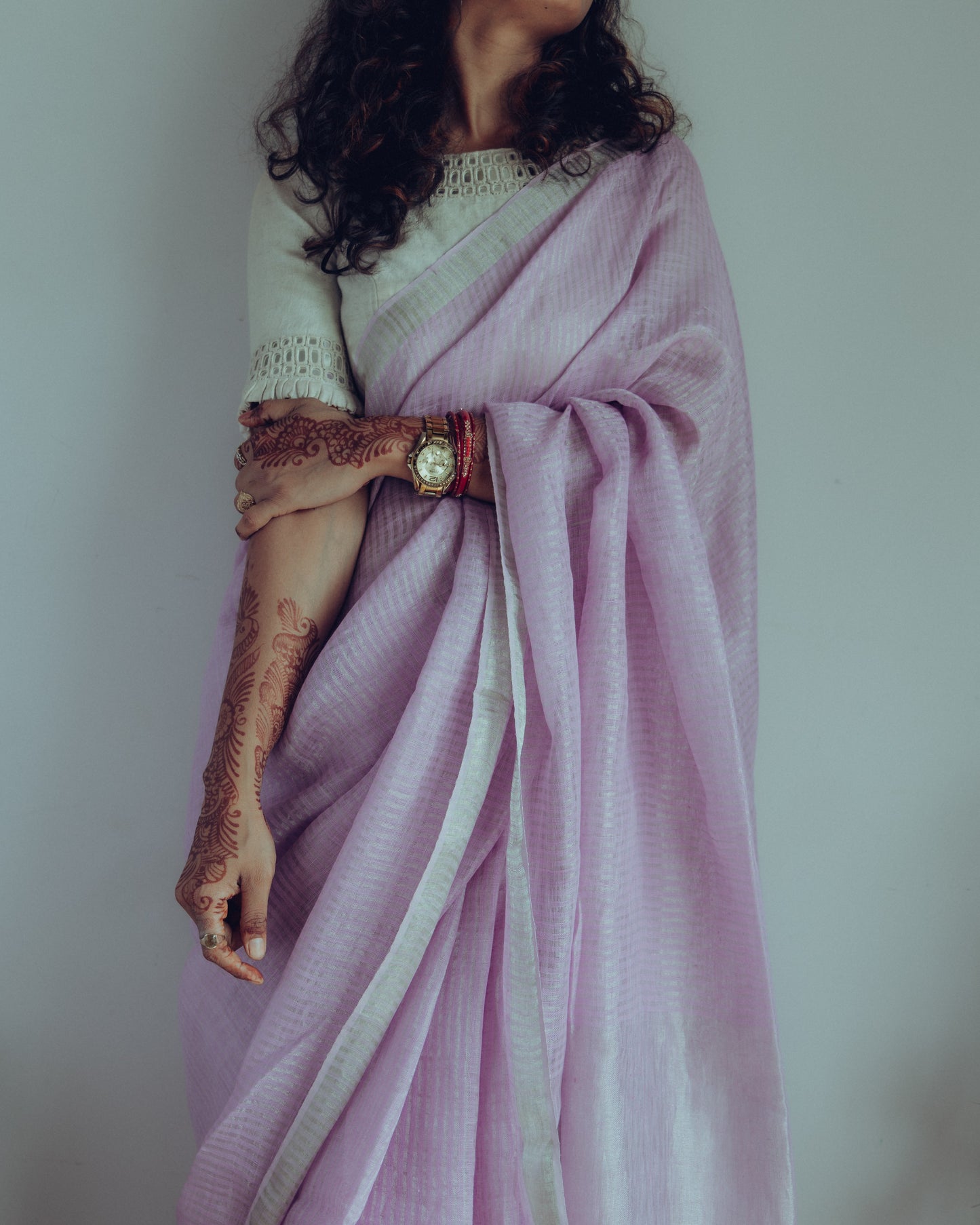 Syringa Linen Saree