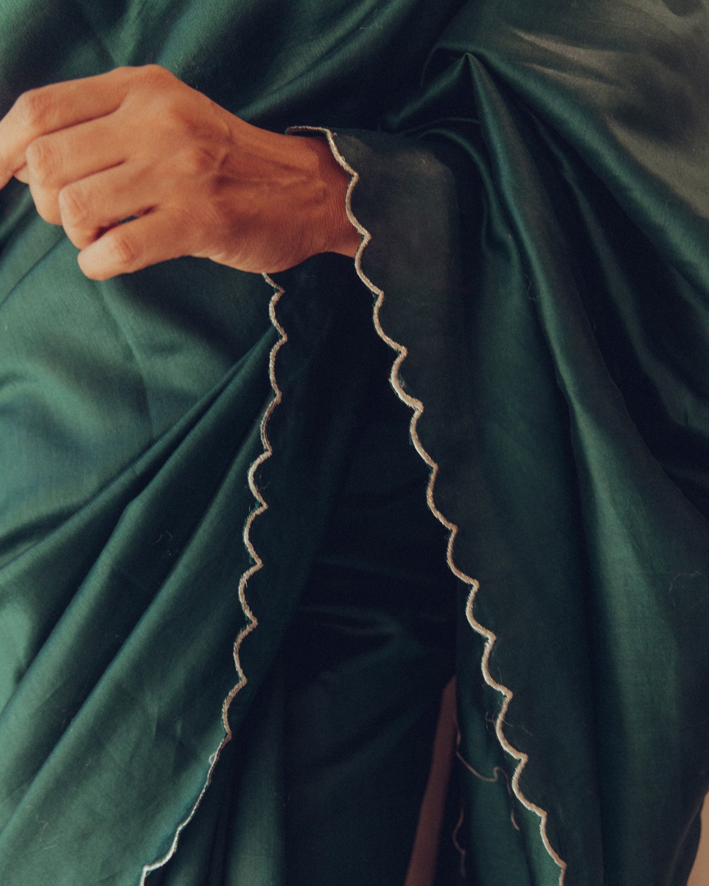 Green Silk Saree