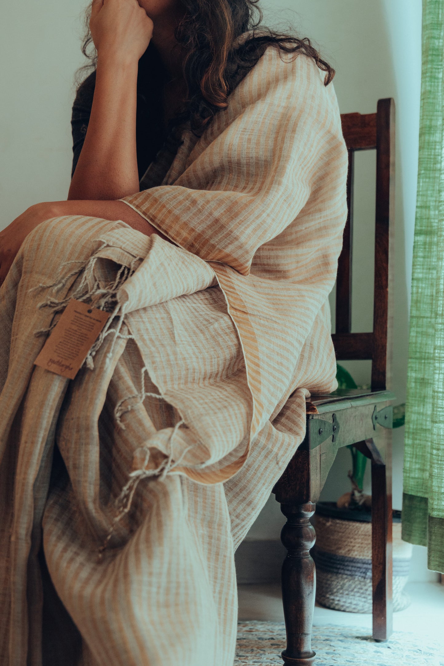 Organic Linen Saree