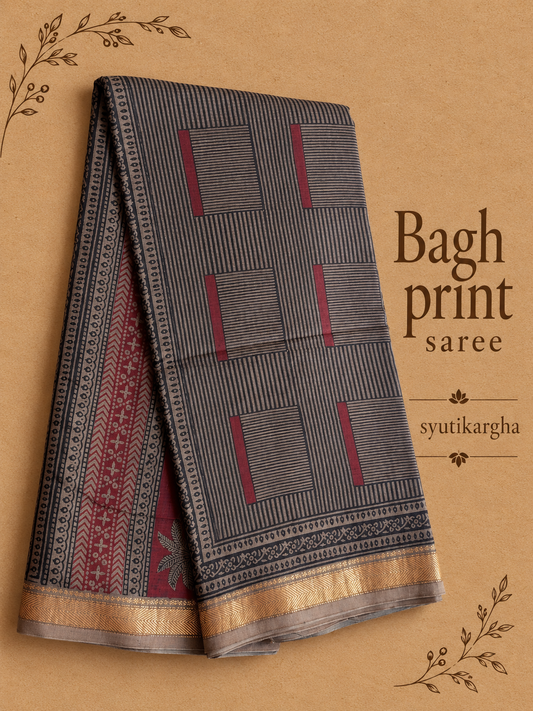 Maheshwari Bagh Print Saree