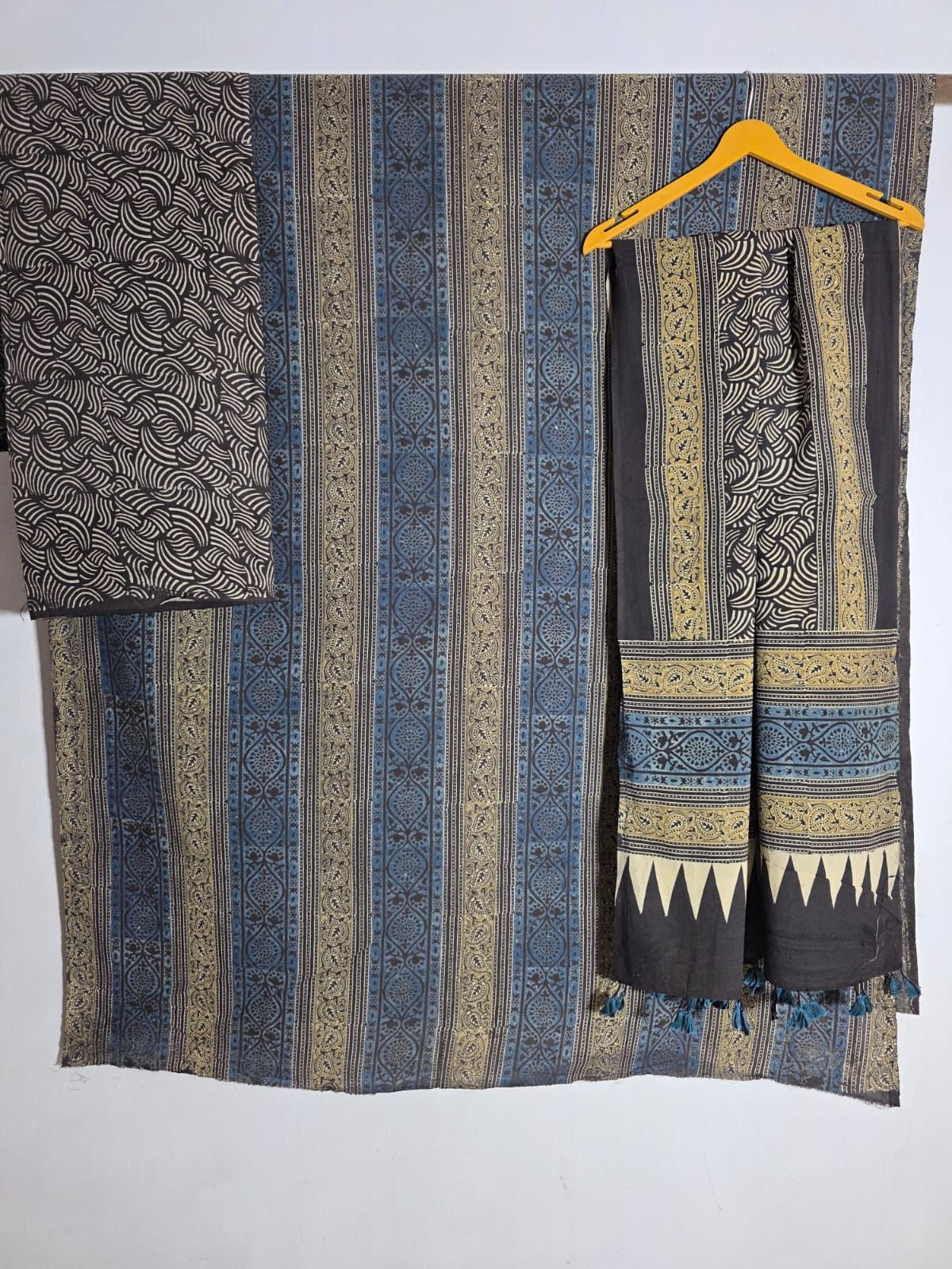 AJRAKH COTTON HANDBLOCK SUIT SET (3Piece)