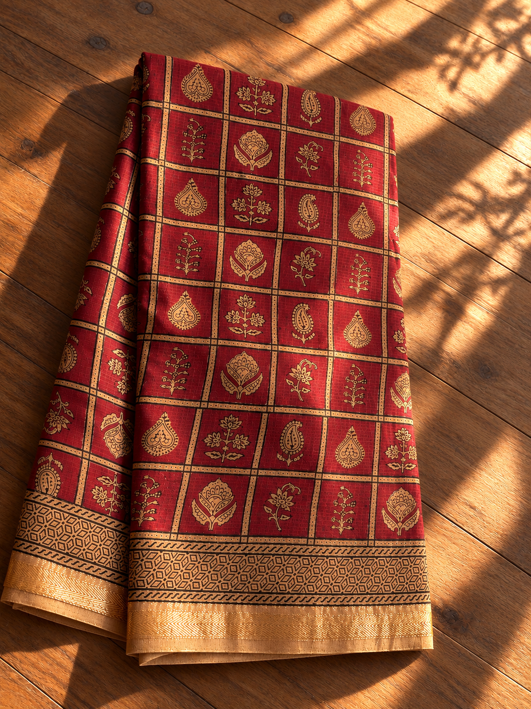 Maheshwari Bagh Print Saree
