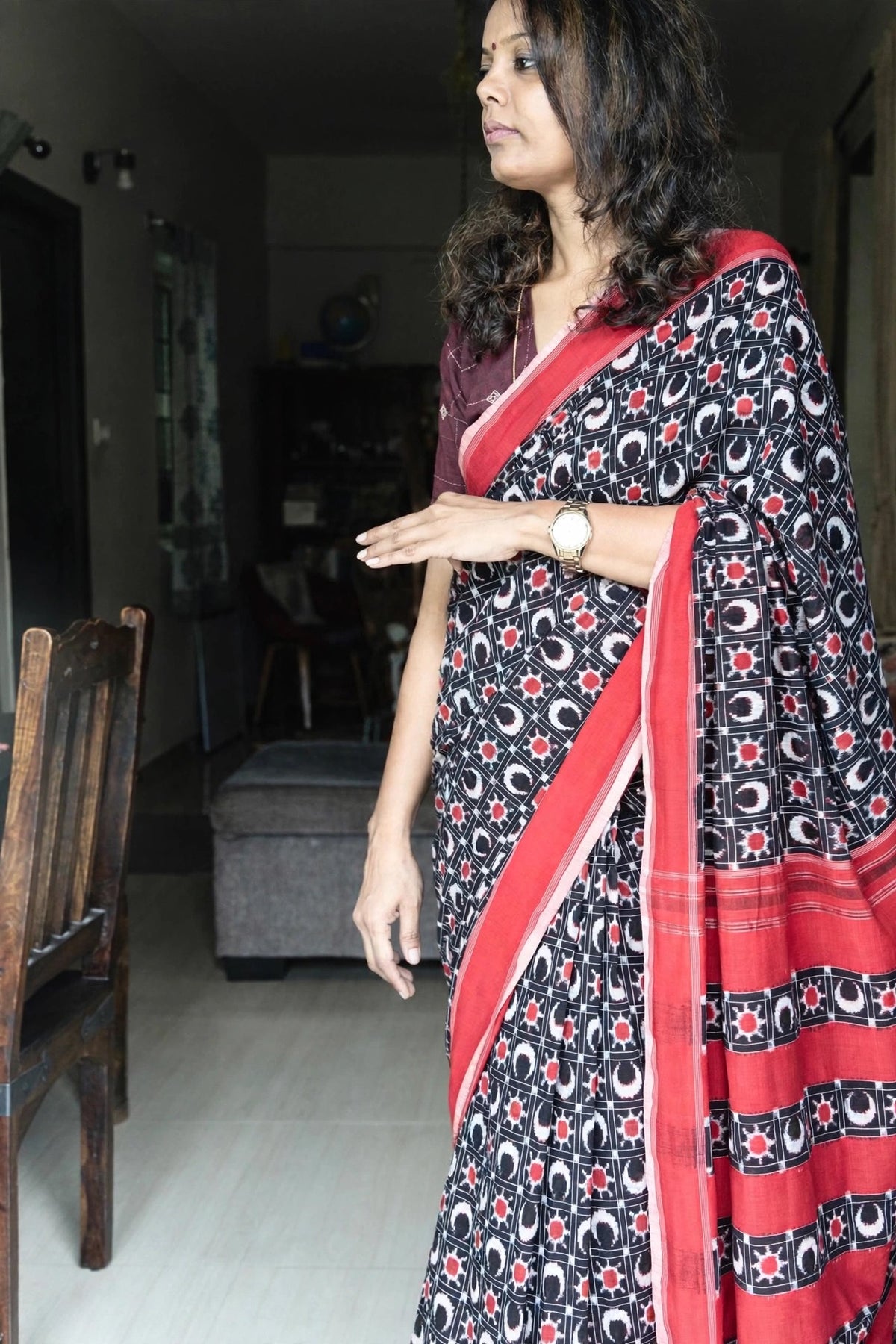 Telia Rumal Cotton Saree