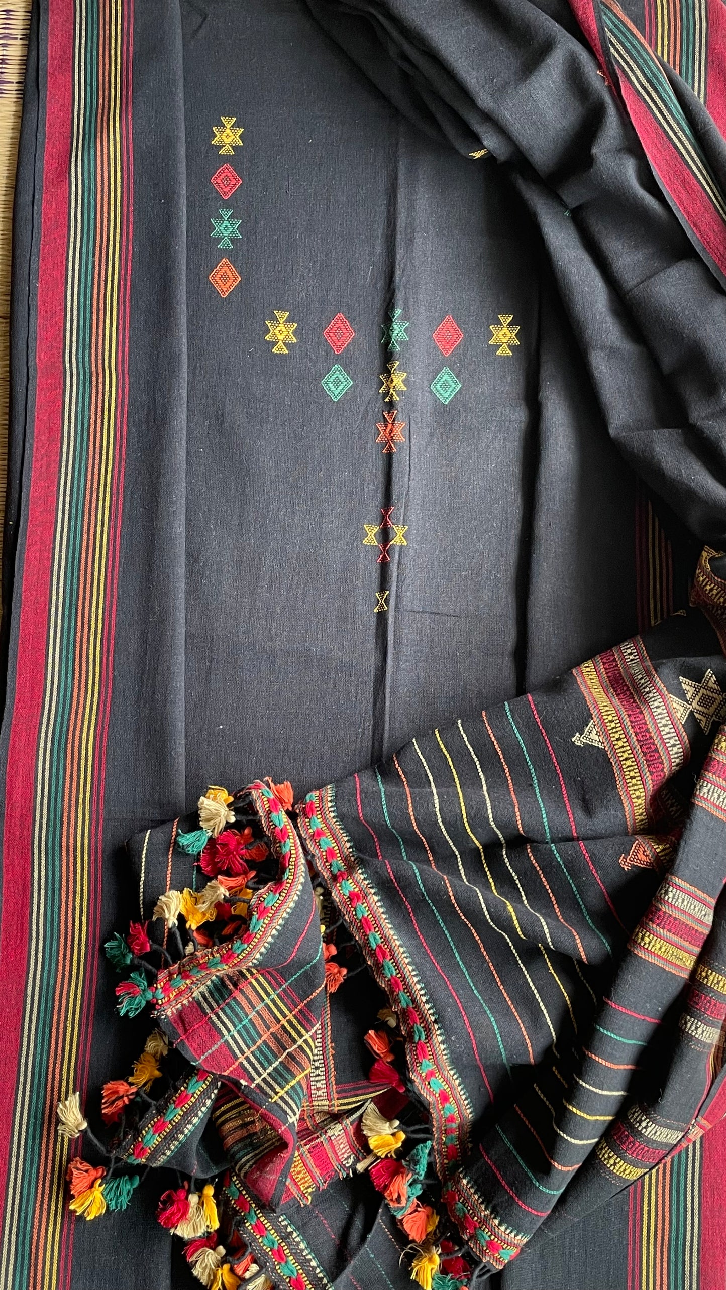 BHUJODI KALA COTTON KURTA & DUPATTA