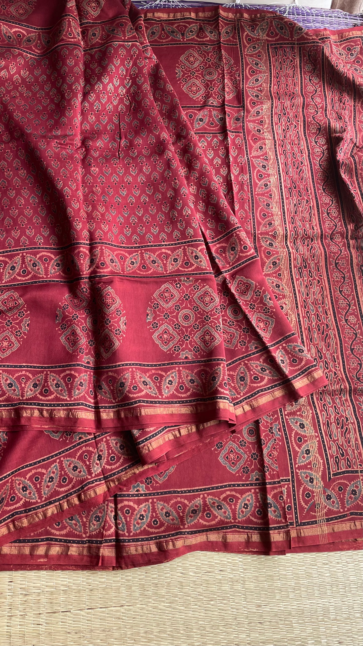 AJARKH CHANDERI SAREE