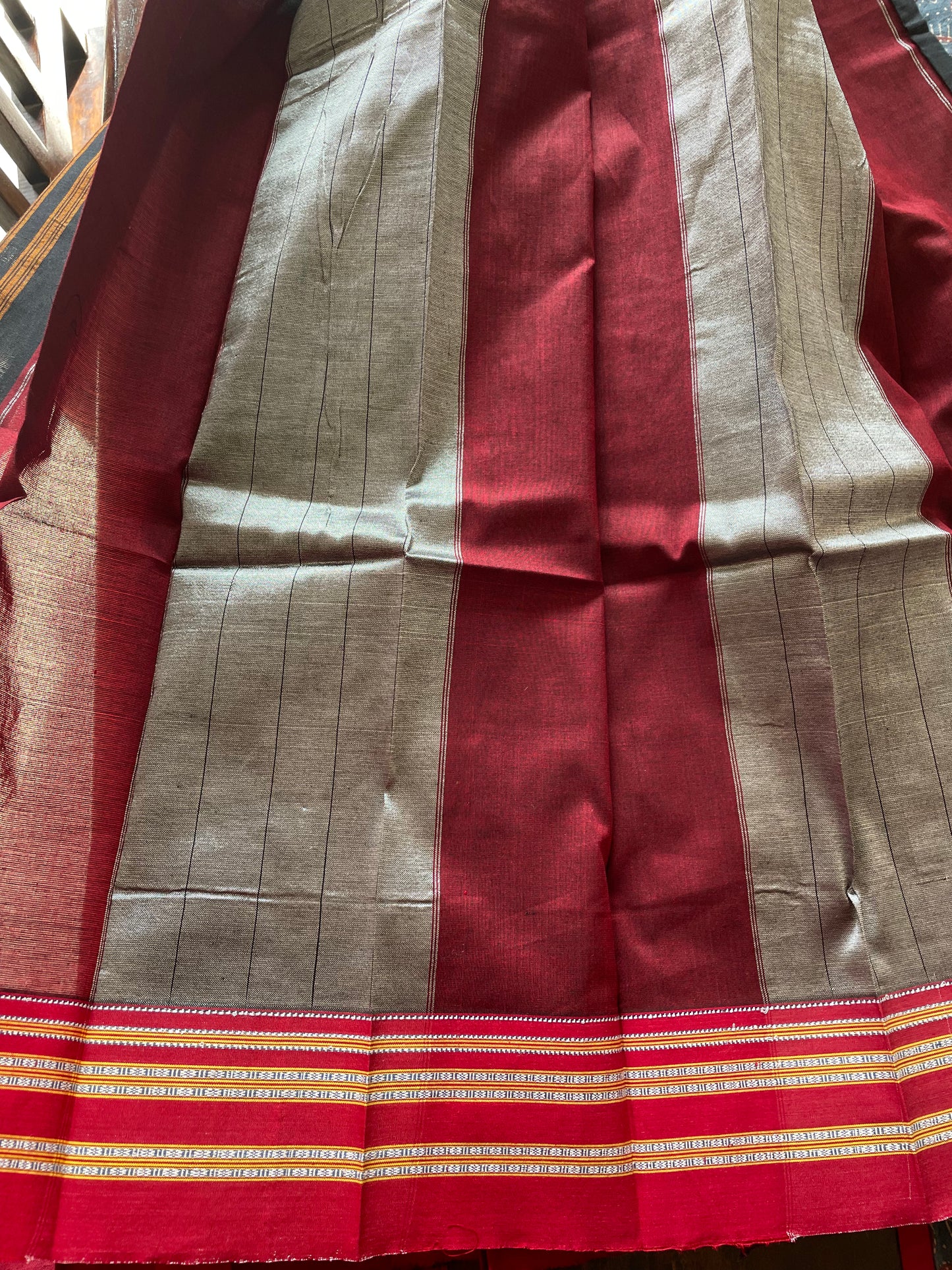 Ilkal Handloom Cotton Saree