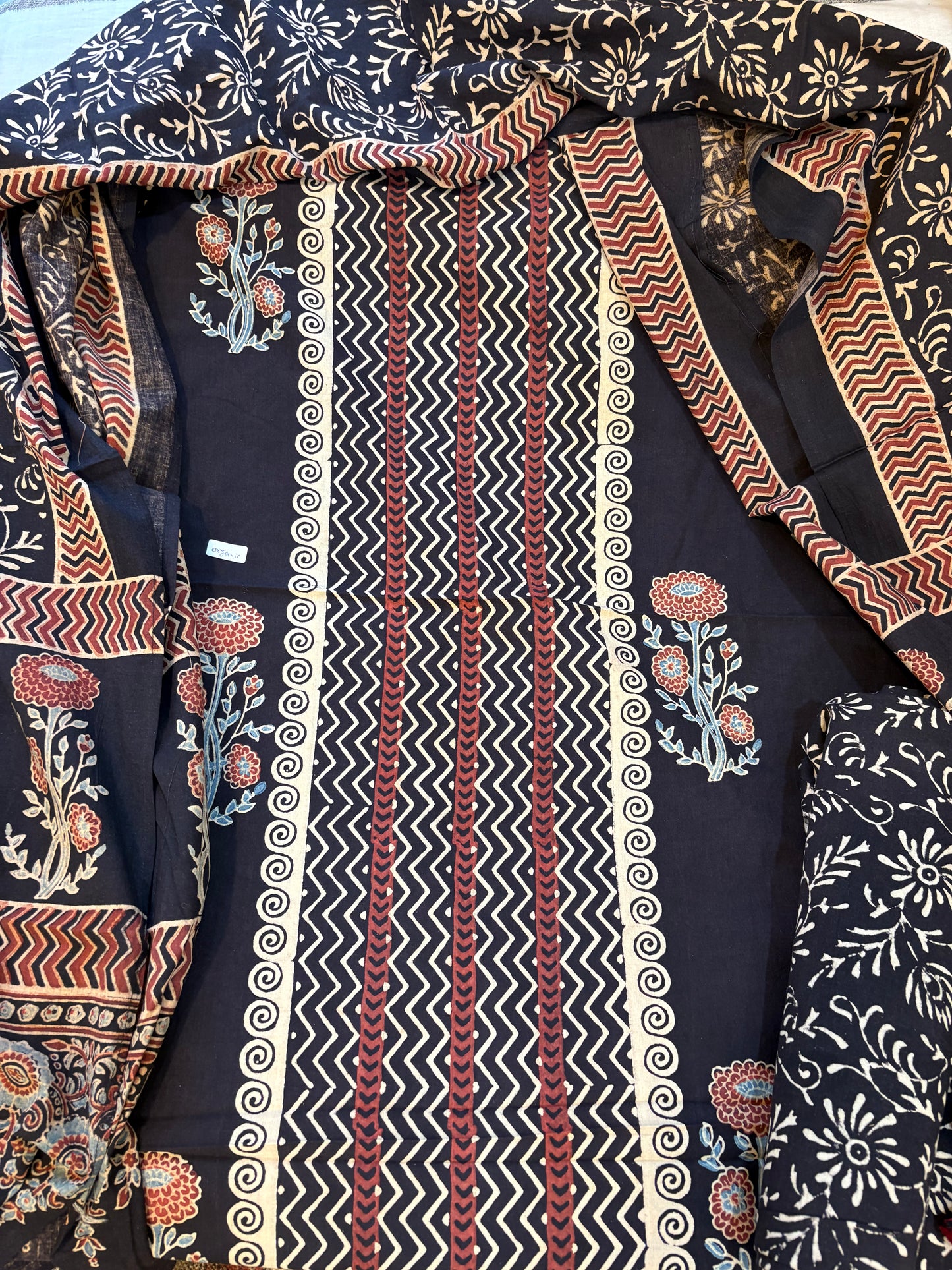 AJRAKH COTTON HANDBLOCK SUIT SET (3Piece)