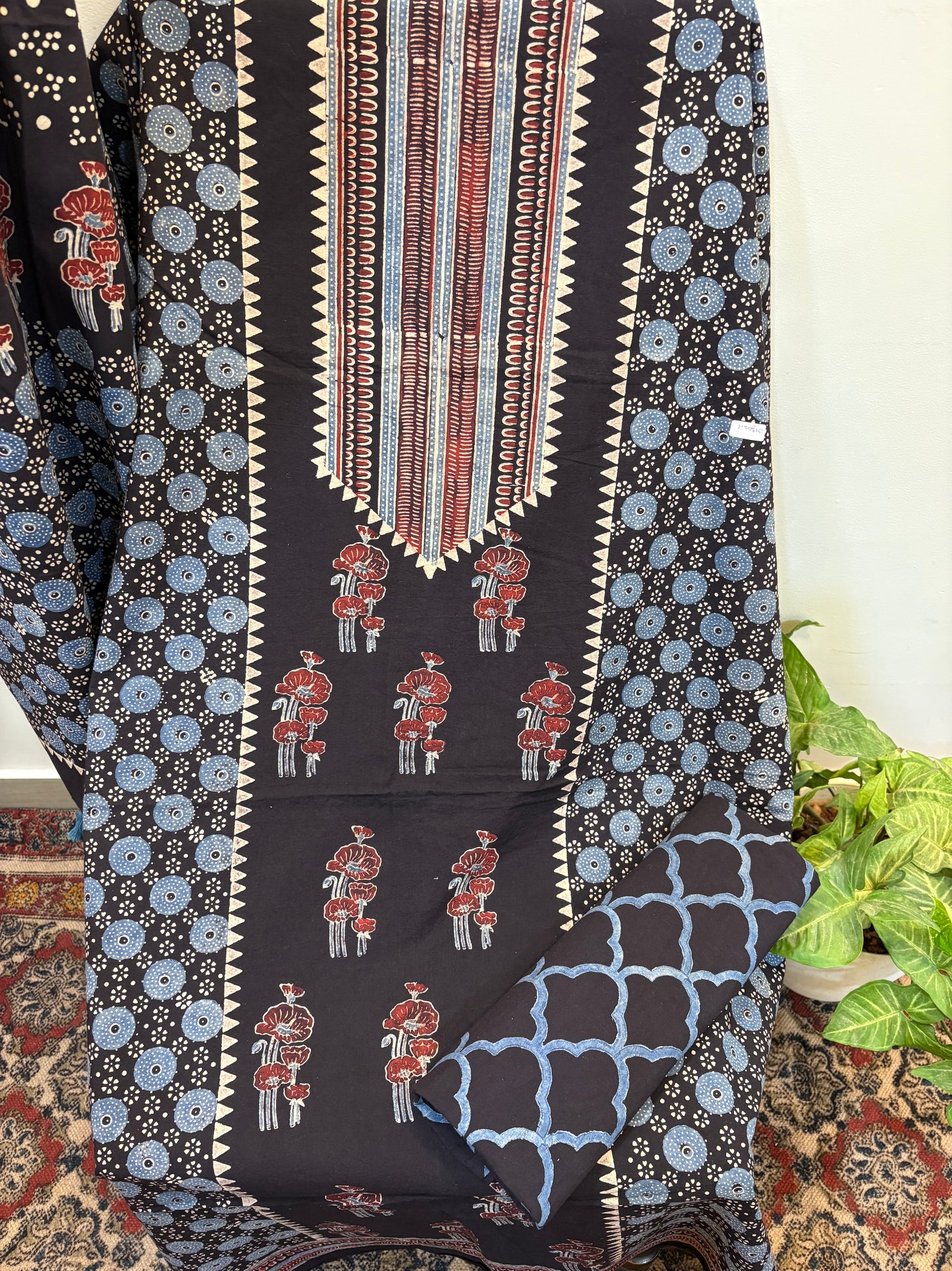AJRAKH COTTON HANDBLOCK SUIT SET (3Piece)