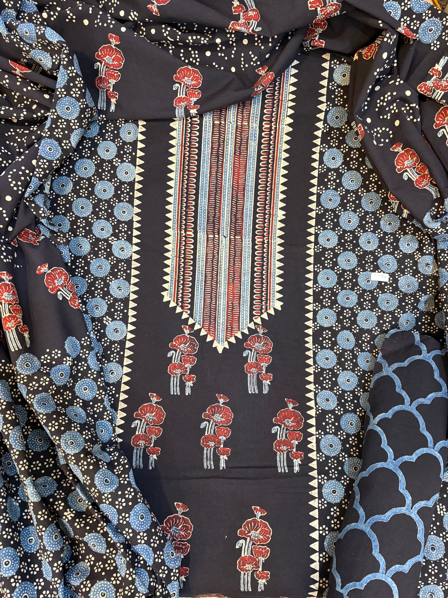 AJRAKH COTTON HANDBLOCK SUIT SET (3Piece)