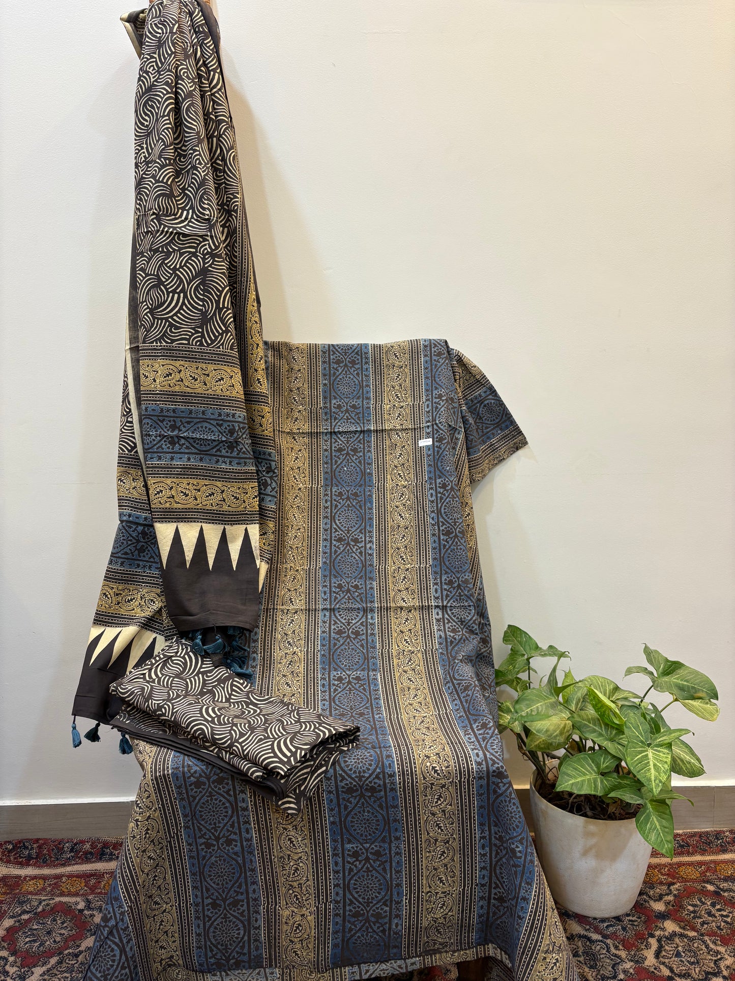 AJRAKH COTTON HANDBLOCK SUIT SET (3Piece)