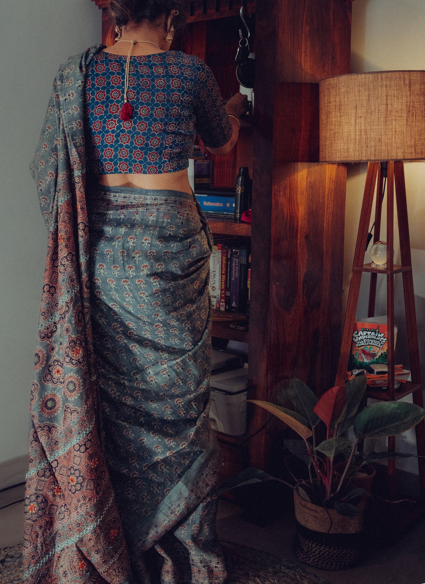 Tussar Silk Hand- Embroidery Saree