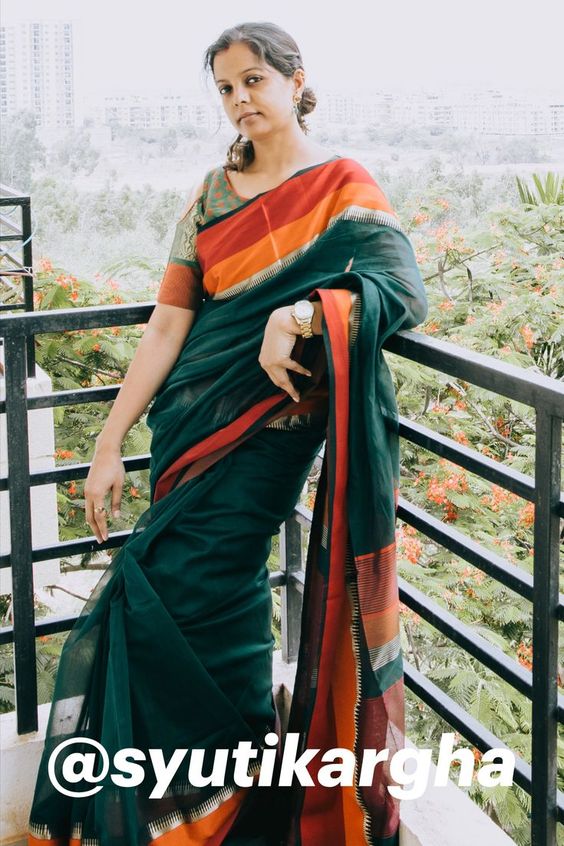 Maheshwari silk-cotton saree