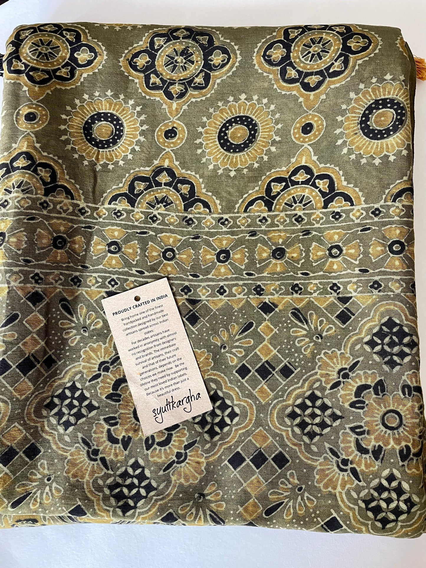 AJRAKH CHANDERI SAREE