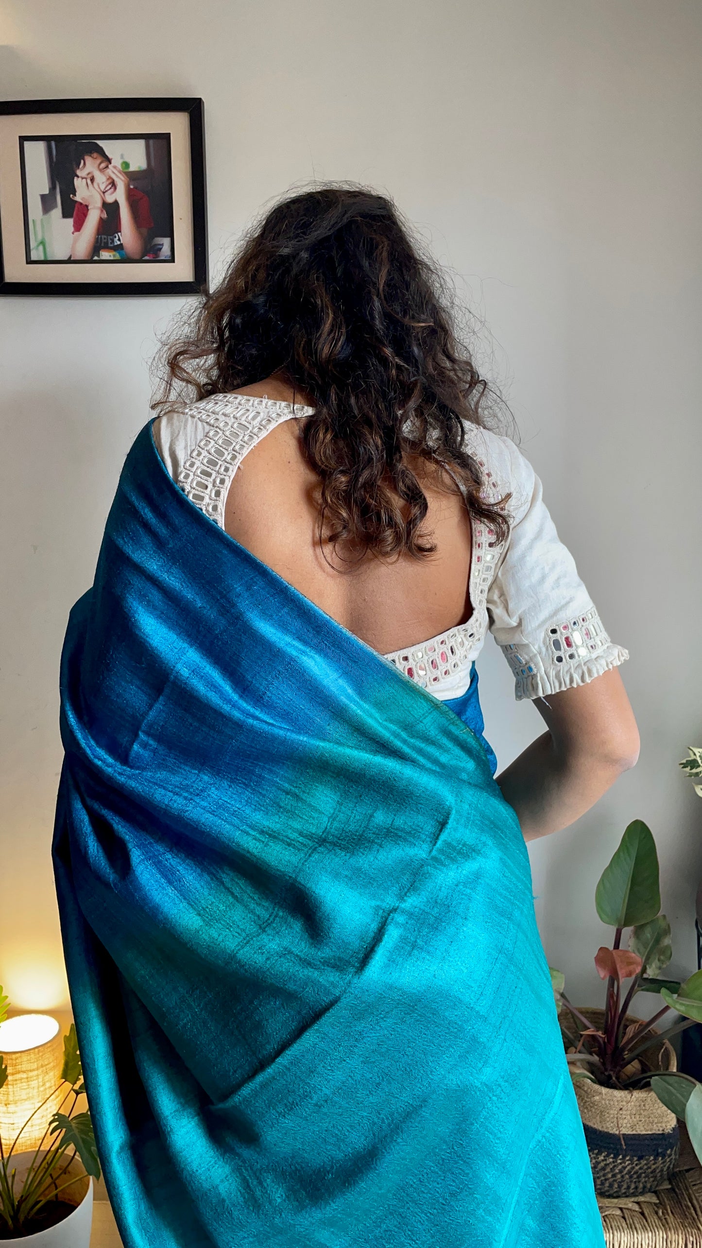 Handloom Tussar Silk saree