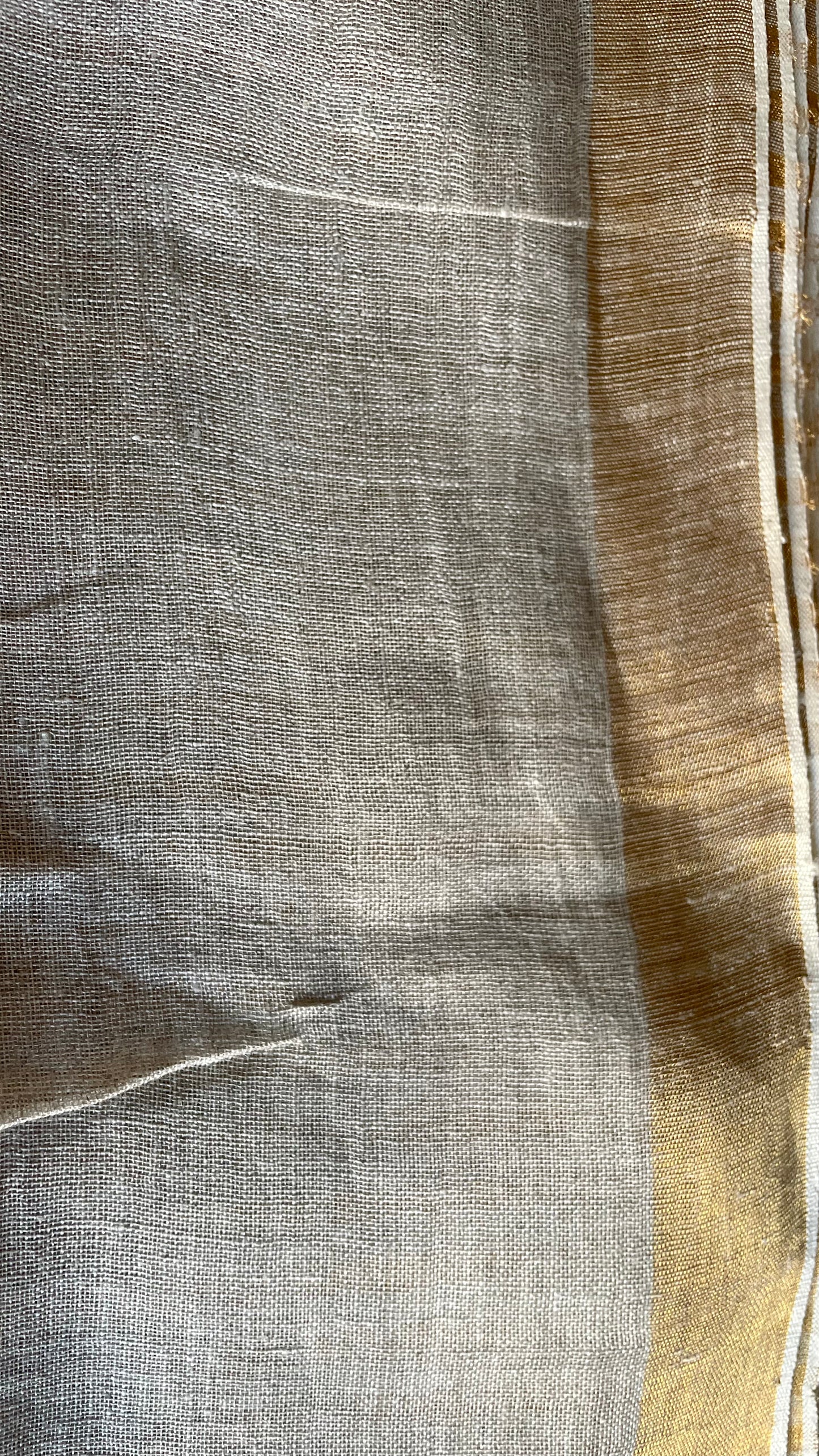 Organic Linen Saree