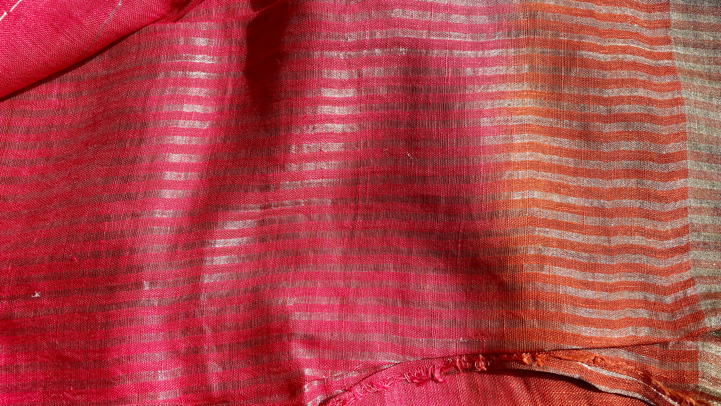 Azalea Linen Saree