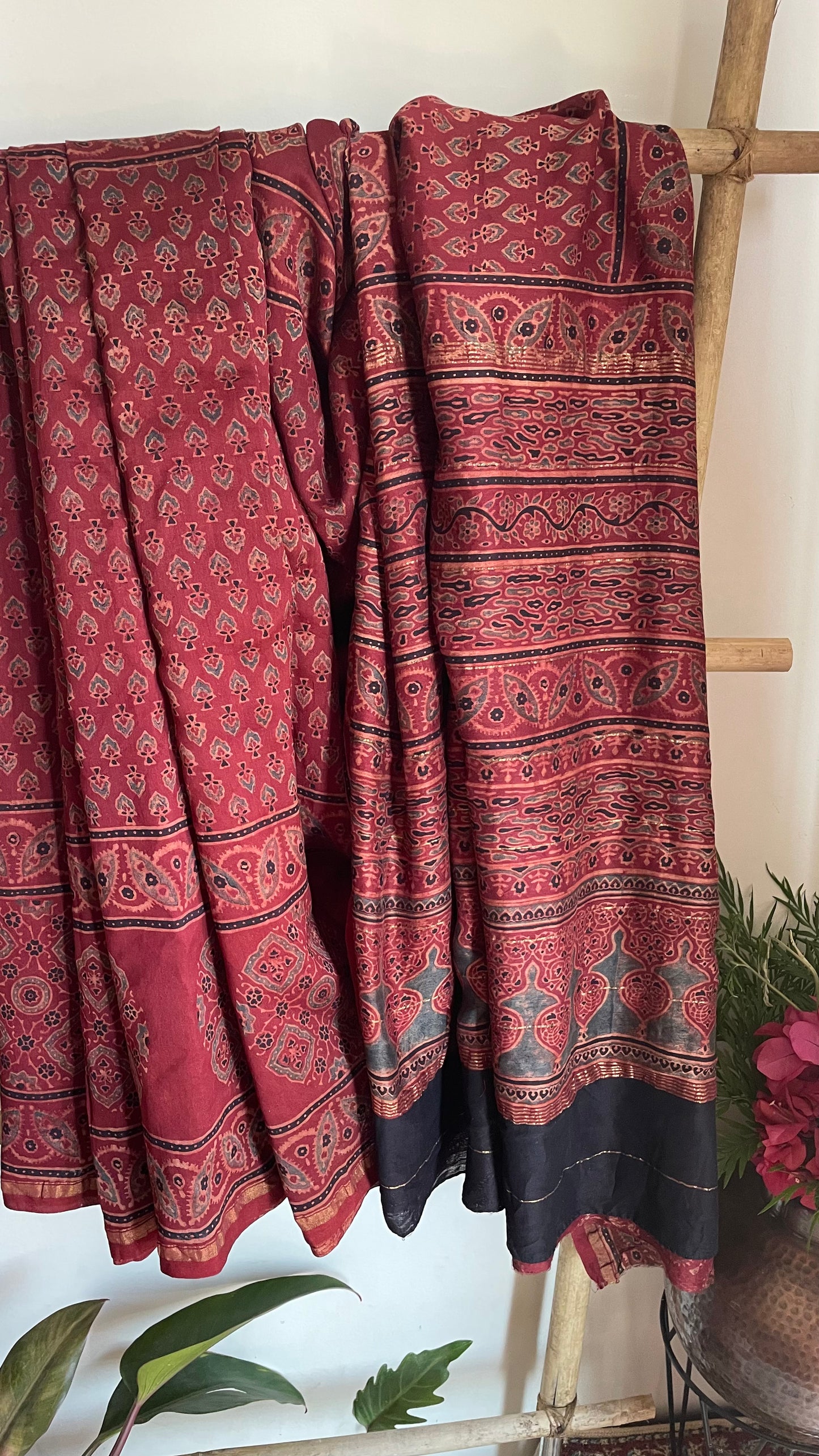 AJARKH CHANDERI SAREE