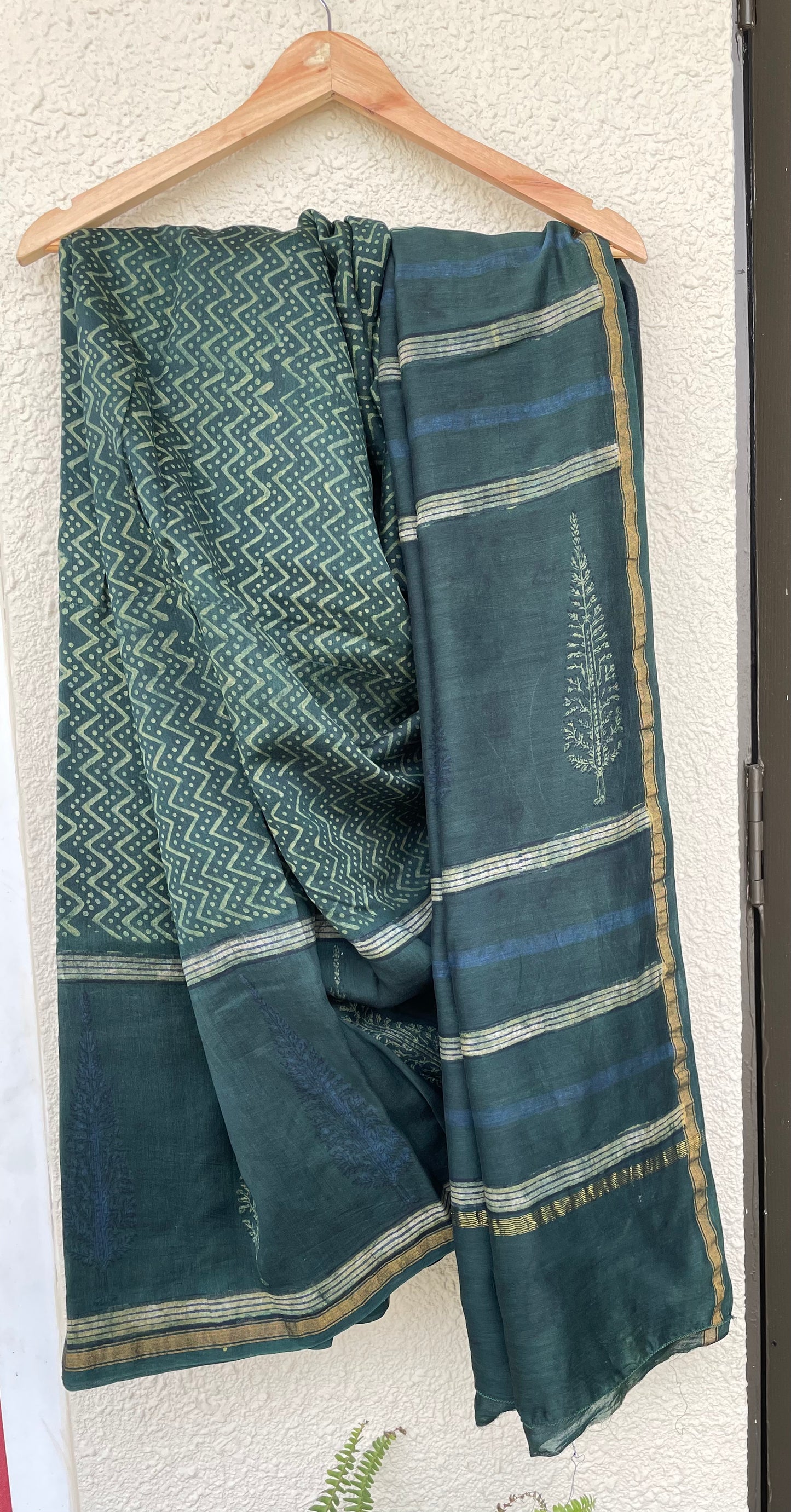 AKOLA CHANDERI SAREE.