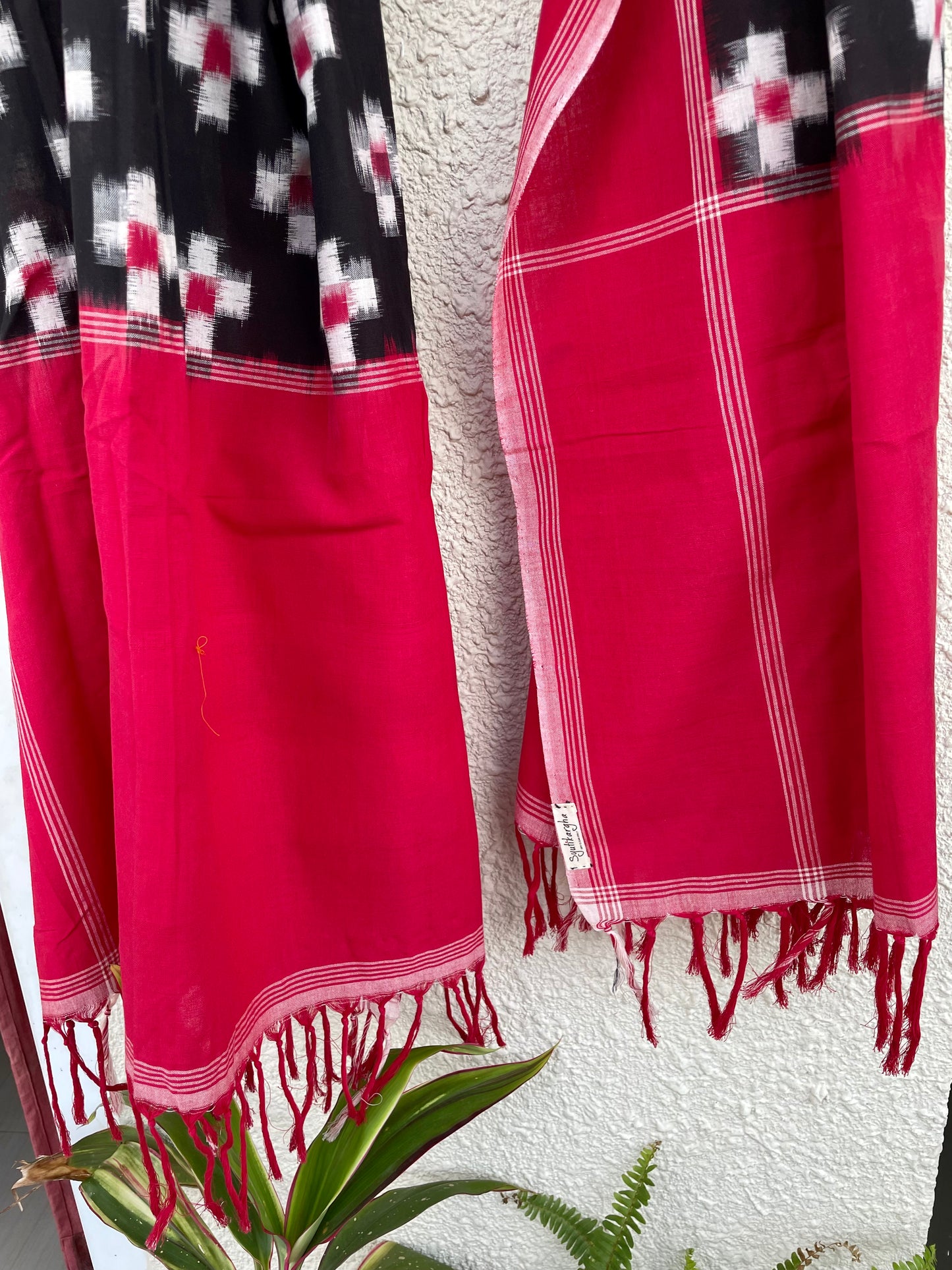 DOUBLE IKKAT COTTON DUPATTA