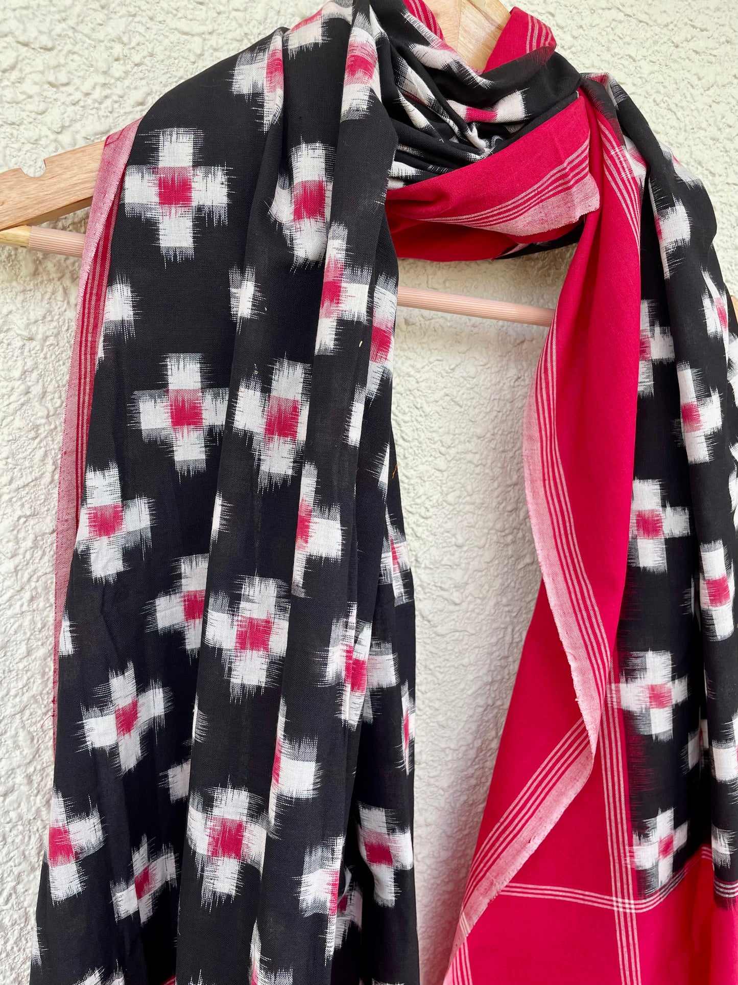 DOUBLE IKKAT COTTON DUPATTA