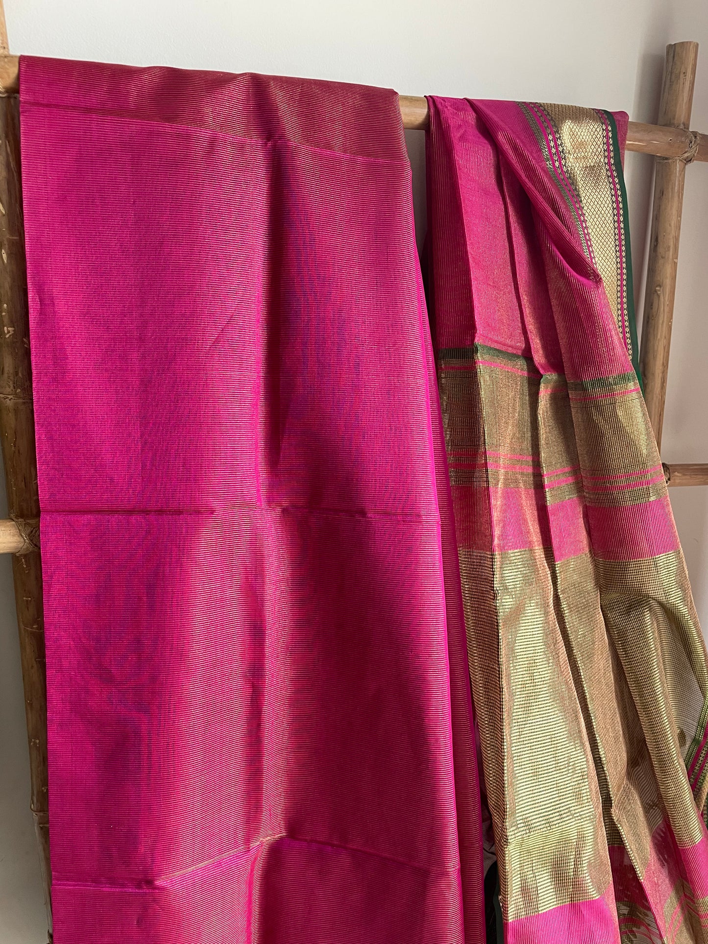 MAHESHWARI ZARI TISSUE SILK SAREE