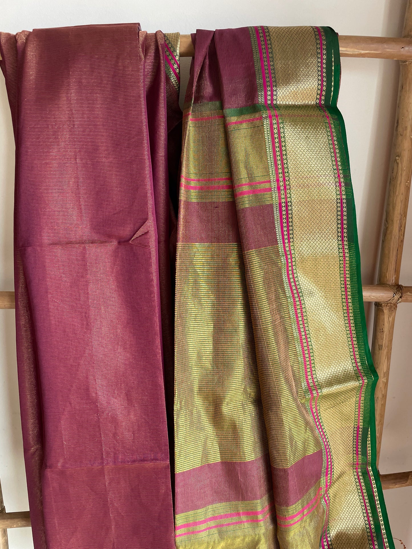 MAHESHWARI ZARI TISSUE SILK SAREE