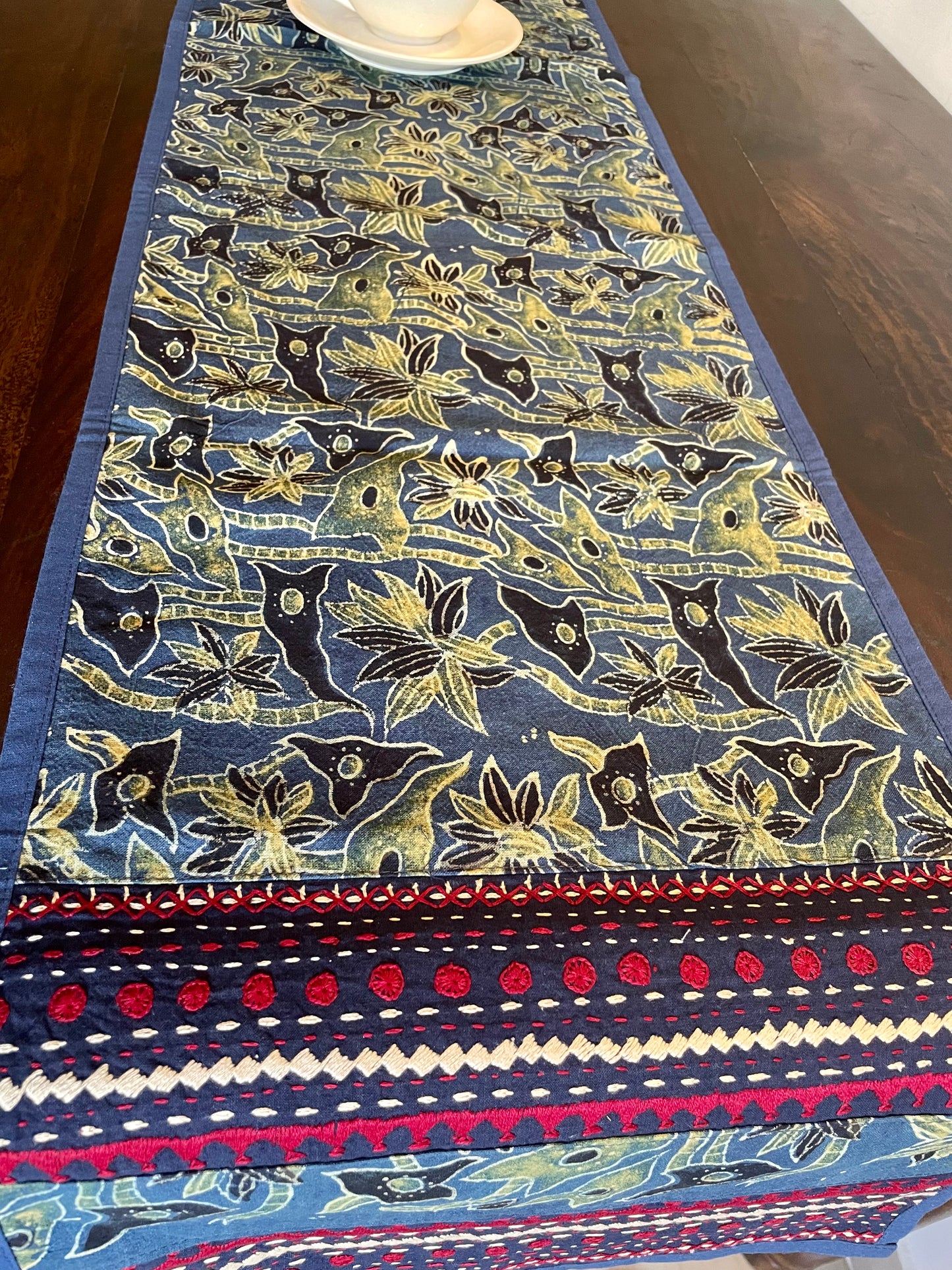 Table Runner Indigo