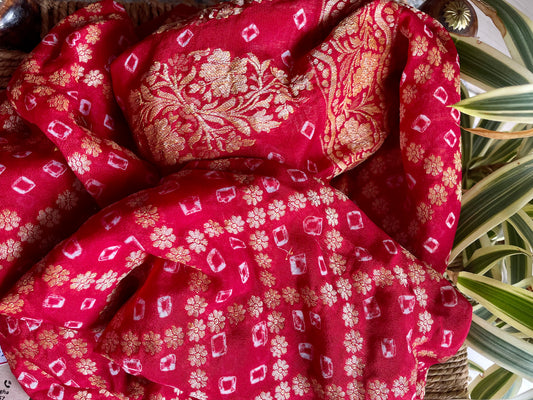 HANDLOOM GEORGETTE BANARSI DUPATTA